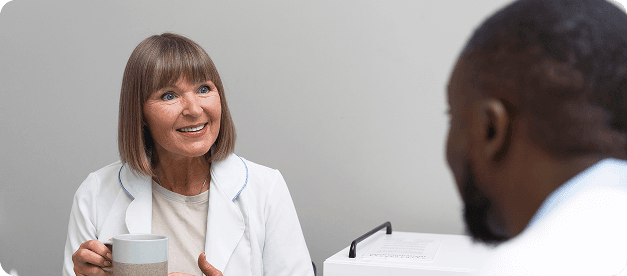 Analytics dashboard with charts and metrics